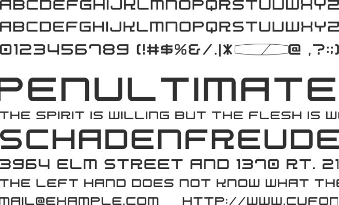 NiseSegaNet font preview