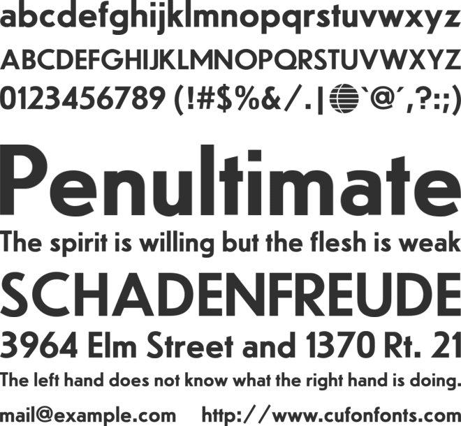 Central Independent Television font preview