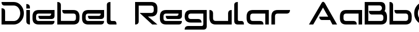 Diebel Regular font