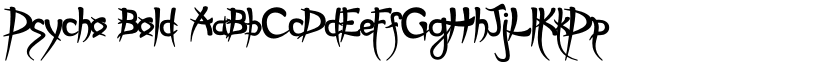 Psycho Bold font
