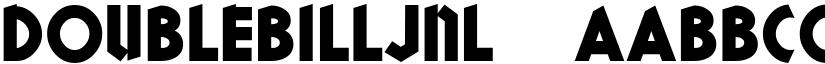 DoubleBillJNL ☞ font