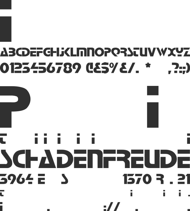 Airliner 1 font preview