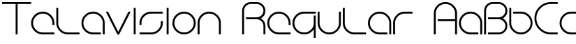 Telavision Regular font