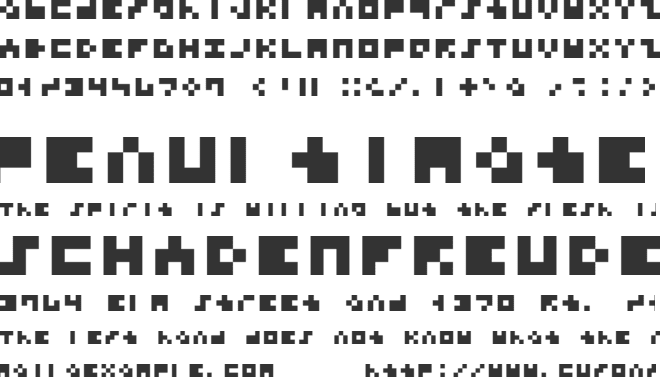 Tiny3 font preview