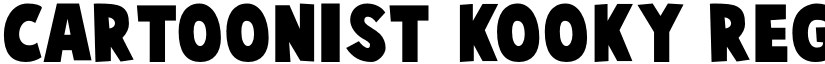 Cartoonist Kooky Regular font