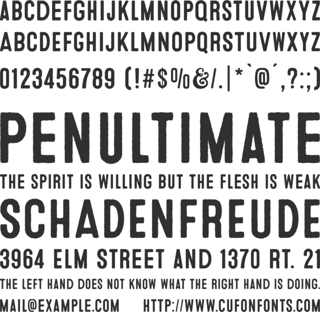 Microbrew One font preview