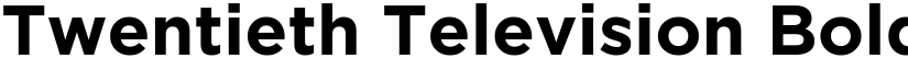 Twentieth Television Bold font