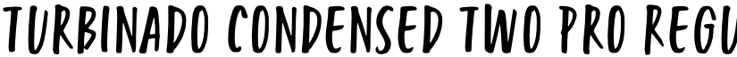 Turbinado Condensed Two Pro Regular font