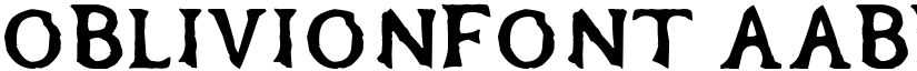 OblivionFont font