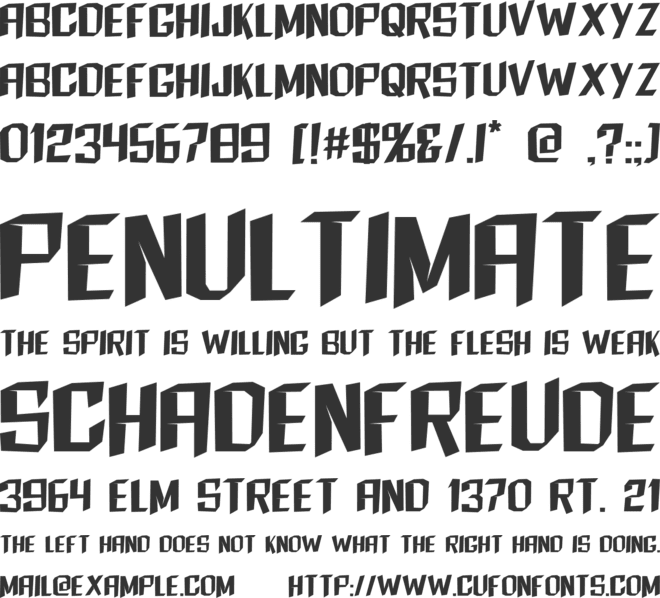 Block Paper font preview