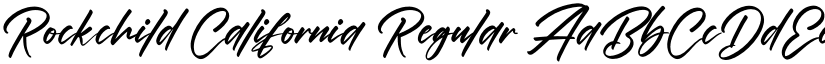 Rockchild California Regular font