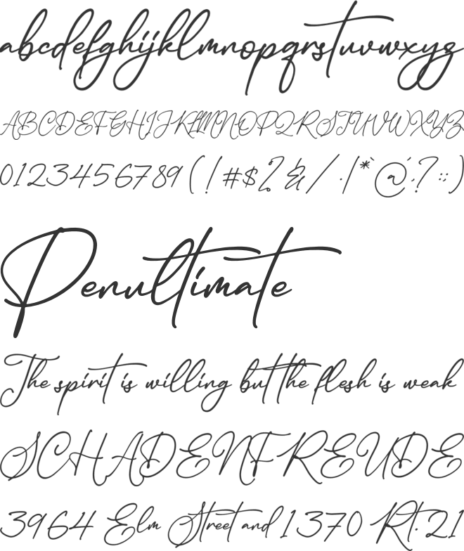 Casterdam Belatica font preview