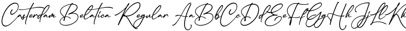 Casterdam Belatica Regular font