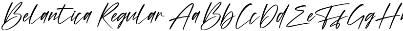 Belantica Regular font