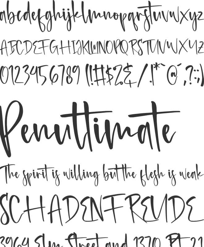 Crafterdam font preview