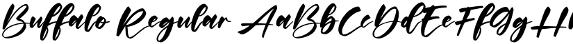 Buffalo Regular font