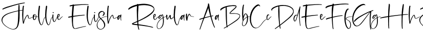 Jhollie Elisha Regular font