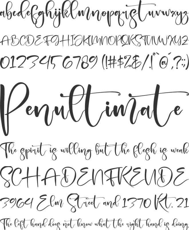 Joyfield Darling font preview