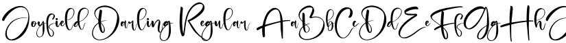 Joyfield Darling Regular font