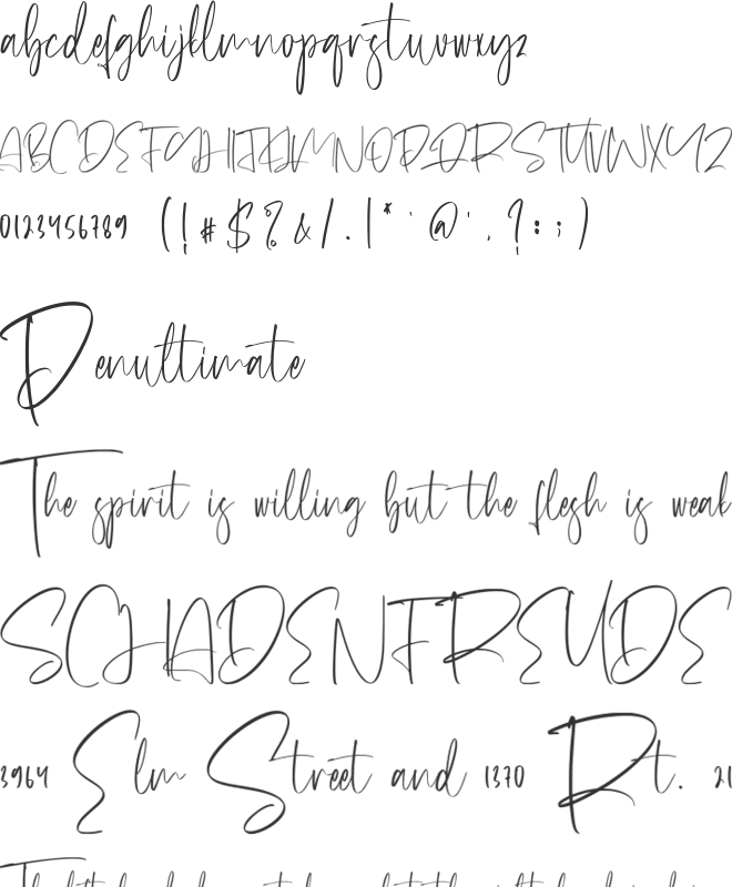 Goldfield font preview