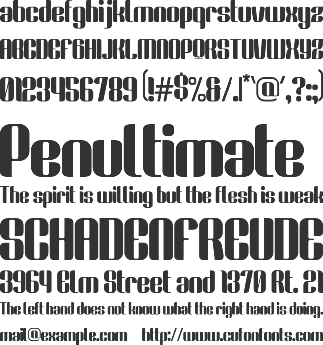 Ocean Diary font preview