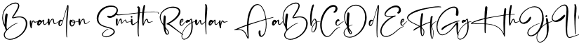 Brandon Smith Regular font