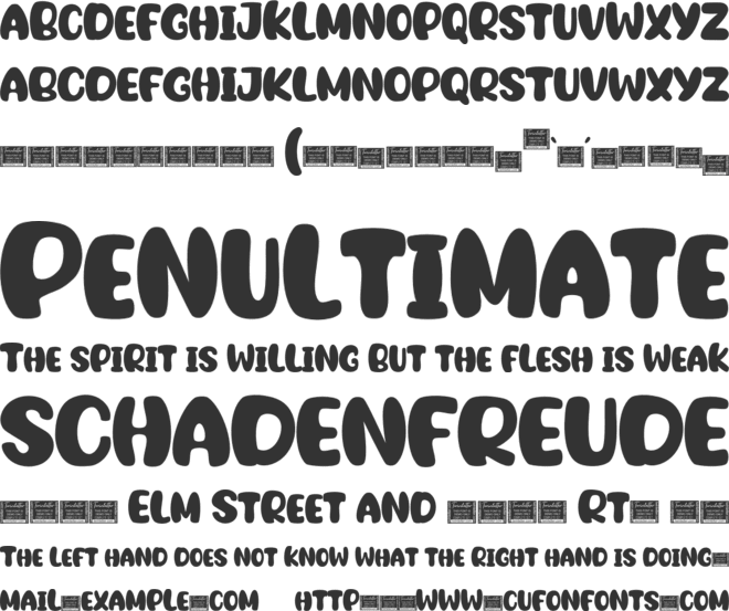 Laout Beauty font preview