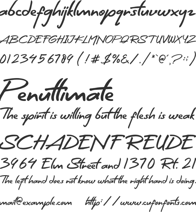 Bread Day font preview