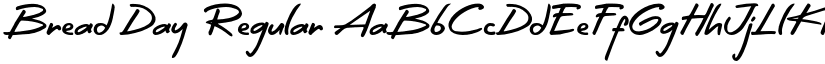 Bread Day Regular font