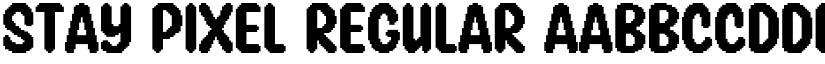 Stay Pixel Regular font