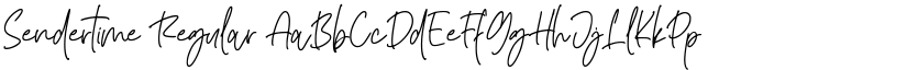 Sendertime font download