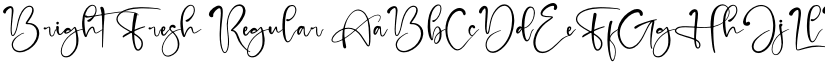 Bright Fresh Regular font