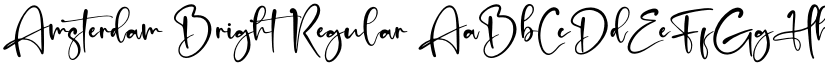 Amsterdam Bright Regular font