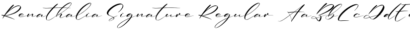 Renathalia Signature font download