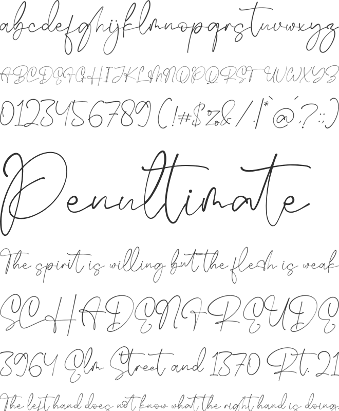 Rafaela Grante font preview