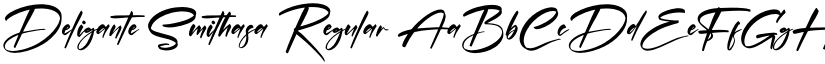Deligante Smithasa Regular font