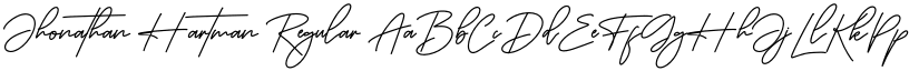Jhonathan Hartman font download