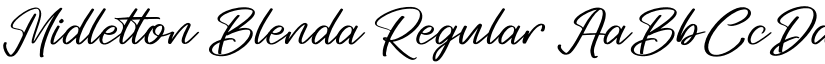 Midletton Blenda font download