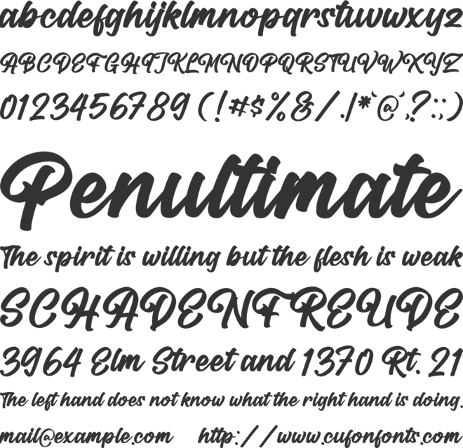 Rentrick Kentack font preview