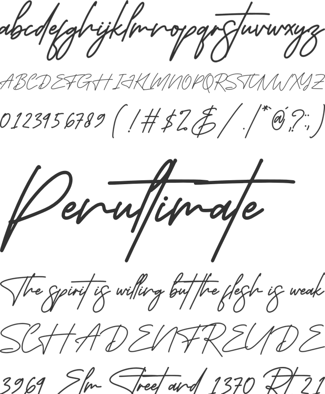 Delmonteria Fidmonte font preview