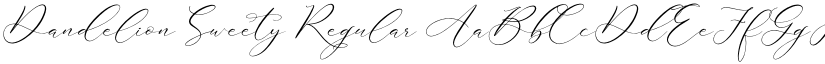 Dandelion Sweety font download