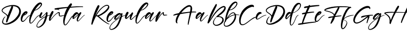 Delynta Regular font