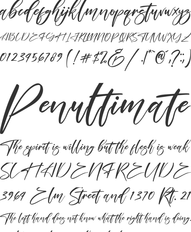 Gabriel font preview