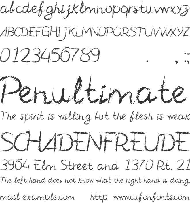 CF Manifesto font preview