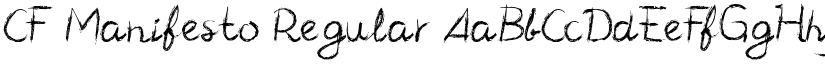 CF Manifesto font download