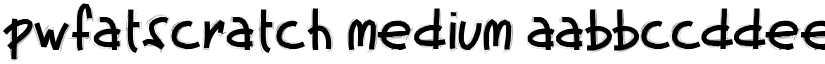PWFatscratch Medium font