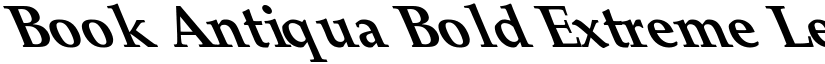 Book Antiqua Bold Extreme Lefty Regular font