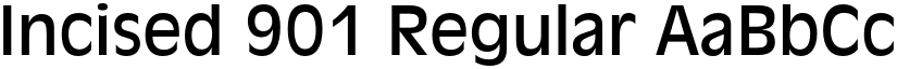 Incised 901 Regular font