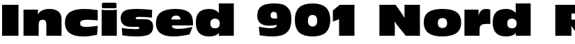 Incised 901 Nord Regular font