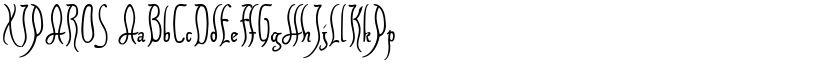 Xiparos font download